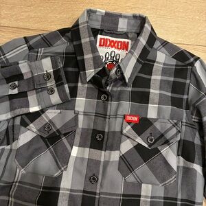 Dixxon Ishmael Women’s Flannel Long Sleeve Button Down Shirt Size S